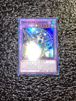 Yugioh! Dracotail Gulamel JUSH-EN007 Super Rare 1st Edition Near Mint - Image 1