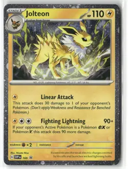 Pokemon Jolteon - (Cosmos Holo) 169 Holo SV: Scarlet & Violet Promo Cards Rare - Image 1