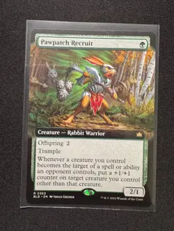 PAWPATCH RECRUIT (EXTENDED ART) - Magic: The Gathering - NM/M - Image 1