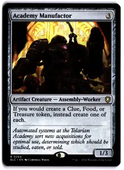 Academy Manufactor NM BLC Commander: Bloomburrow MTG - Image 1