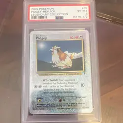 Pokemon Pidgey Legendary Collection 85/110 Reverse Holo PSA 8 2002 English - Image 4