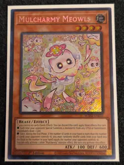 Yugioh! Mulcharmy Meowls - SUDA-EN025 - Secret Rare - 1st Edition Near Mint, Eng - Image 1