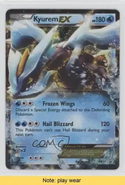 Kyurem EX Pokemon Black & White Black Star Promo #BW37 READ 2f4 - Image 1
