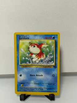 Pokemon TCG Goldeen Jungle 53/64 Unlimited 1999-2000 Wizards Base Set - Image 1