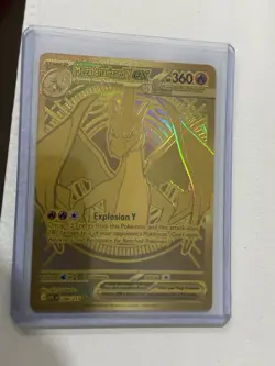 Pokemon Mega Charizard Y Ex Gold Hyper Rare, Ascended Heroes, Pokemon TCG - Image 1