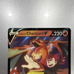 Pokemon Lance's Charizard V Promo Holo SWSH133 Basic 220 HP Sword & Shield 2021 - Image 2