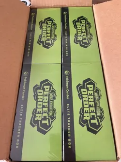 Pokemon Center Perfect Order Elite Trainer Box ETB x4 - Image 1