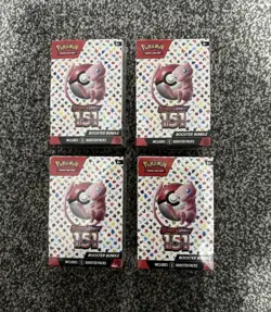4 x Pokemon 151 Sealed Booster Bundles - 24 Packs Total - Charizard Mew Zapdos - Image 1