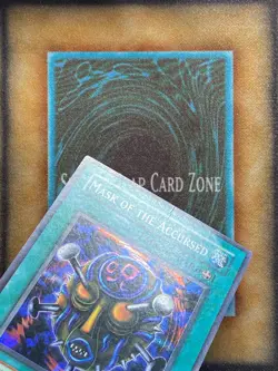 Yugioh Mask of the Accursed LON-019 Super Rare MP - Image 2
