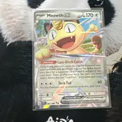 Pokemon Meowth EX Full Art Holo Card 062/088 Perfect Order - Image 1