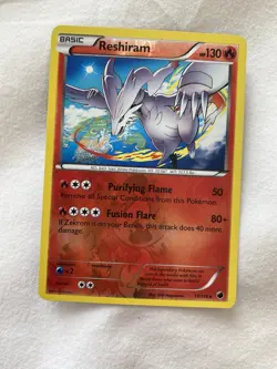Pokemon RESHIRAM 17/116 (Holo Promo) Misc Cards - MP/Mod Play - Image 1