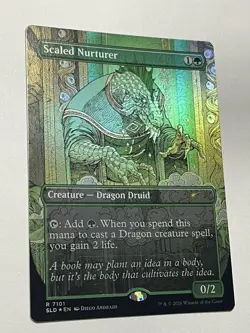 Scaled Nurturer *Foil* {Dungeons & Dragons SLD} MTG Magic Secret Lair Bonus Card - Image 2