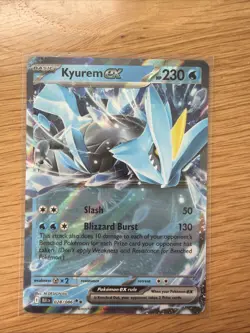 Pokemon TCG Black Bolt Kyurem EX Double Rare Card 028/086 English Edition - Image 1