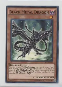 Black Metal Dragon YuGiOh Legendary Decks II - Collector's Set #LDK2-ENJ06 - Image 1