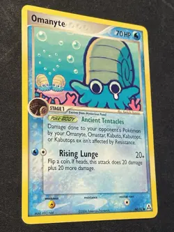 Pokemon Omanyte 60/92 Non-Holo Legend Maker 2006 Card - Image 3