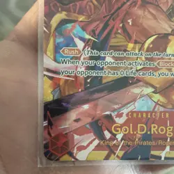 Bandai One Piece Card Game Gol.D.Roger OP09-118 SEC Rush Character 13000 - Image 4