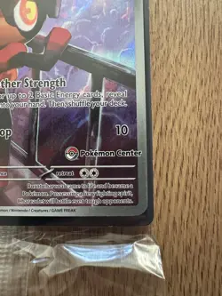 Pokemon TCG Charcadet MEP022 Black Star Promo Pokemon Center Stamped Card sealed - Image 5