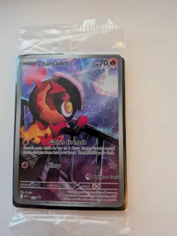 Charcadet MEP022 Pokemon Center Stamped Black Star Promo SEALED - Image 1
