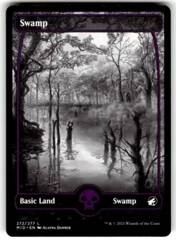 Swamp (272) Innistrad: Midnight Hunt Regular MTG - Image 1