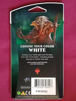 Magic The Gathering WAR OF THE SPARK New Sealed WHITE THEME BOOSTER Pack MTG - Image 2