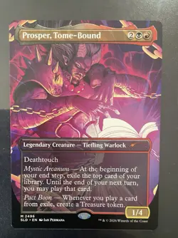 Magic: The Gathering Prosper, Tome-Bound Legendary Creature SLD 2496 Ian Permana - Image 1