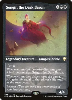 MTG - Sengir, the Dark Baron (Etched) [Commander Legends] Foil - Image 1