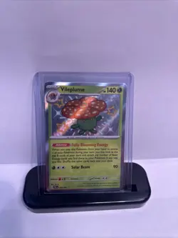 Vileplume 094/091 Shiny Holo Rare Paldean Fates Pokemon TCG Card NM - Image 1