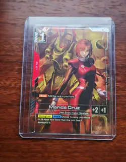 Marida Cruz FULL ALT ART Gundam Trading Card GD01-093 NEWTYPE - Image 1