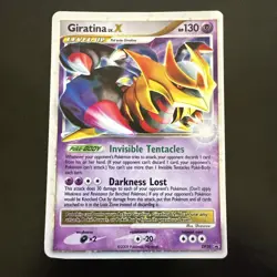 Pokemon TCG Giratina LV.X Promo Holo Diamond & Pearl DP38 MP - Image 1