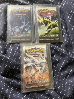 Pokemon TCG Black and White Base Set SEALED Booster Packs x3 - Image 1
