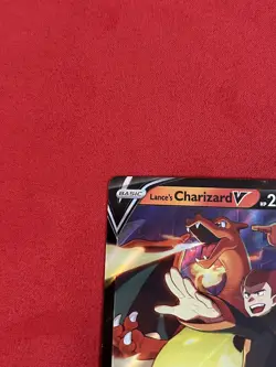 Pokemon TCG Lance's Charizard v SWSH133 Celebrations Black Star Promo Holo - Image 3
