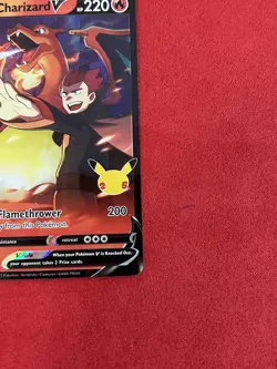 Pokemon TCG Lance's Charizard v SWSH133 Celebrations Black Star Promo Holo - Image 5