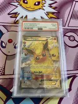 Pokemon Card Radiant Collection Flareon Sylveon PSA 9 And PSA 8 - Image 3