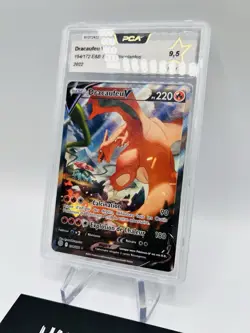 PCA 9,5 Carte Pokemon Francaise Dracaufeu ALT 154/172 Stars Etincelantes - Image 3