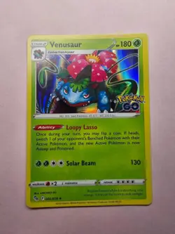 Pokemon TCG Venusaur Pokemon GO 003/078 Holo Holo Rare - Image 1