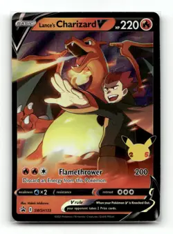 Lance's Charizard V Holo Promo - Sword & Shield Promo SWSH133 - NM - Image 1