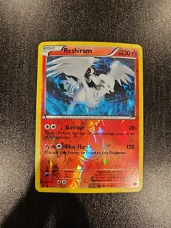 Reshiram 21/99 2012 BW Next Destinies Reverse Holo Rare - Image 1