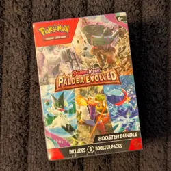 Pokemon Scarlet & Violet Paldea Evolved 6-Pack Booster Bundle Factory Sealed - Image 1