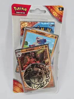 NEW - Pokemon Blister Pack - Growlithe & Arcanine & 1 Surging Sparks Pack - Image 1