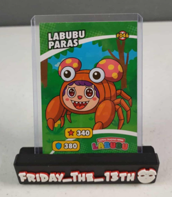 Labubu Paras Pokemon Labubu Cards Trading Game Card - Image 1