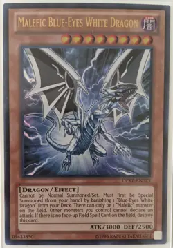 YuGiOh Malefic Blue-Eyes White Dragon Ultra Rare DPKB-EN023 - Image 1