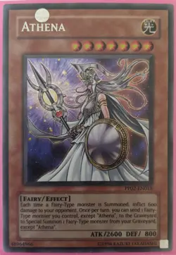 YuGiOh Athena Secret Rare PP02-EN018 - Image 1