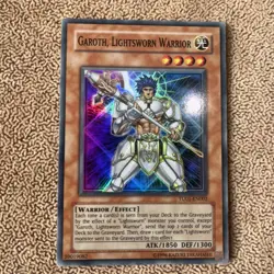 Garoth, Lightsworn Warrior TU01-EN002 SUPER RARE LP-MP YUGIOH - Image 1