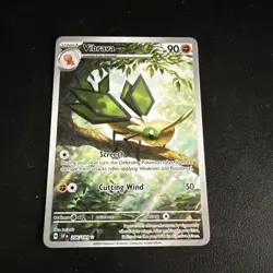 Pokemon TCG Vibrava Card 206/191 Sv08 Surging Sparks Illustration Rare Holo NM - Image 1