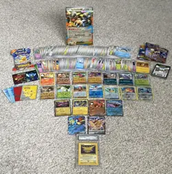 Huge 450+pc Pokemon Card Lot Graded Vtg Zapdos Foils V EX Holos Rares 2020s-2025 - Image 1
