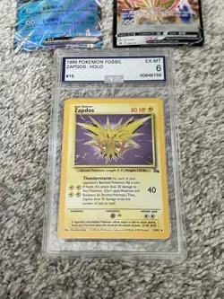 Huge 450+pc Pokemon Card Lot Graded Vtg Zapdos Foils V EX Holos Rares 2020s-2025 - Image 2