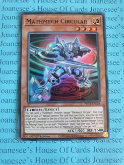 Mathmech Circular POTE-EN028 Super Rare Yu-Gi-Oh Card 1st Edition New - Image 1