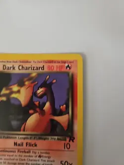 Dark Charizard Team Rocket 21/82 Non-Holo Card - Image 3