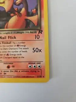 Dark Charizard Team Rocket 21/82 Non-Holo Card - Image 4
