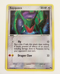 Pokemon TCG Rayquaza Holo Rare Card 3/17 Pop Series 1 Promos Nice! - Image 1